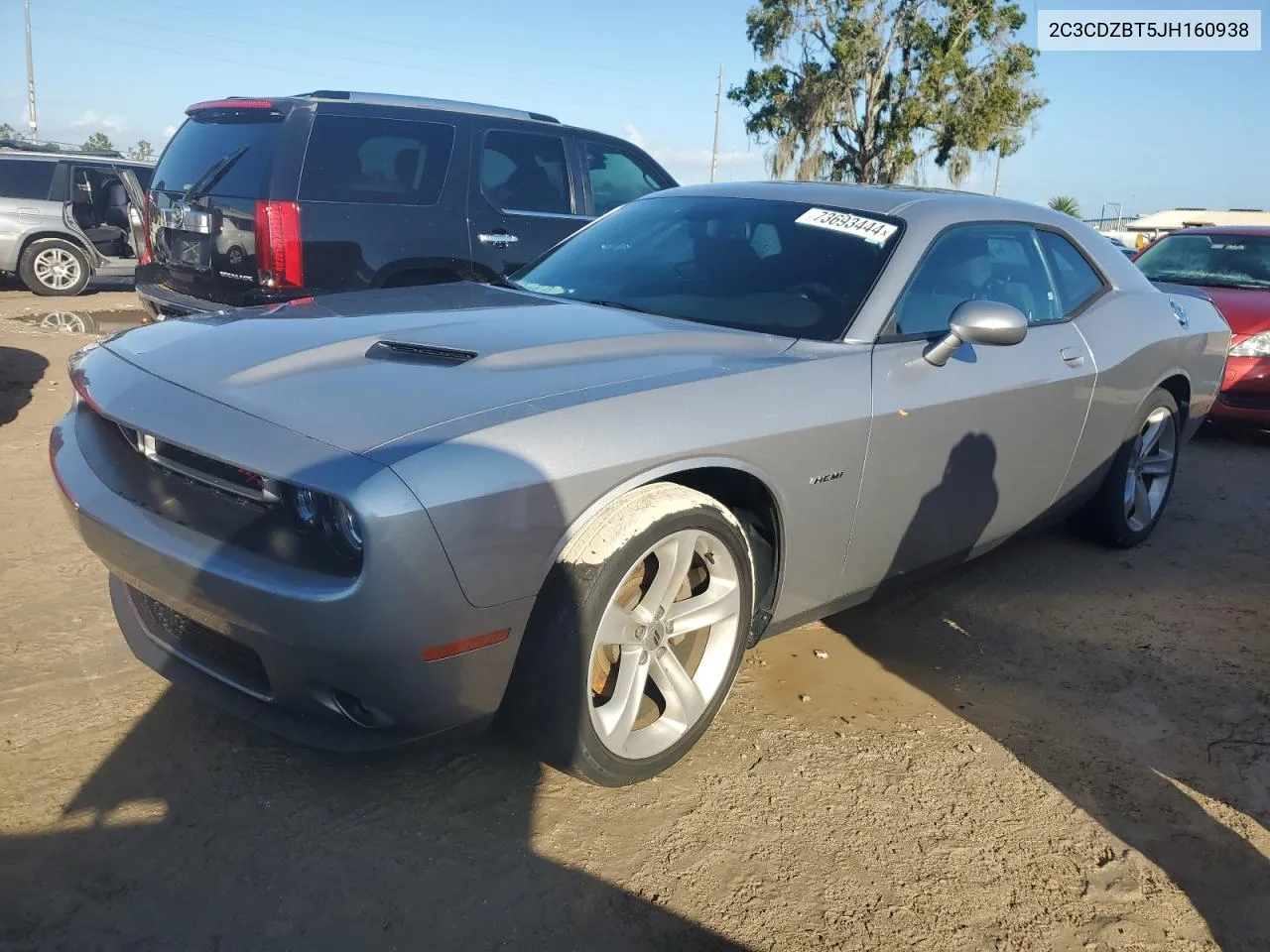 2018 Dodge Challenger R/T VIN: 2C3CDZBT5JH160938 Lot: 73693444