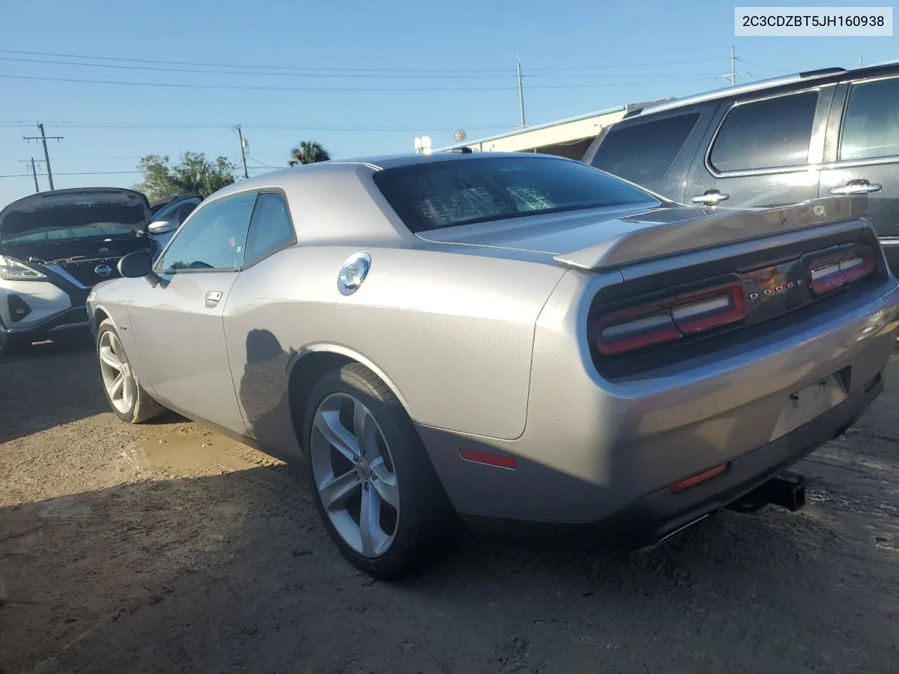 2018 Dodge Challenger R/T VIN: 2C3CDZBT5JH160938 Lot: 73693444