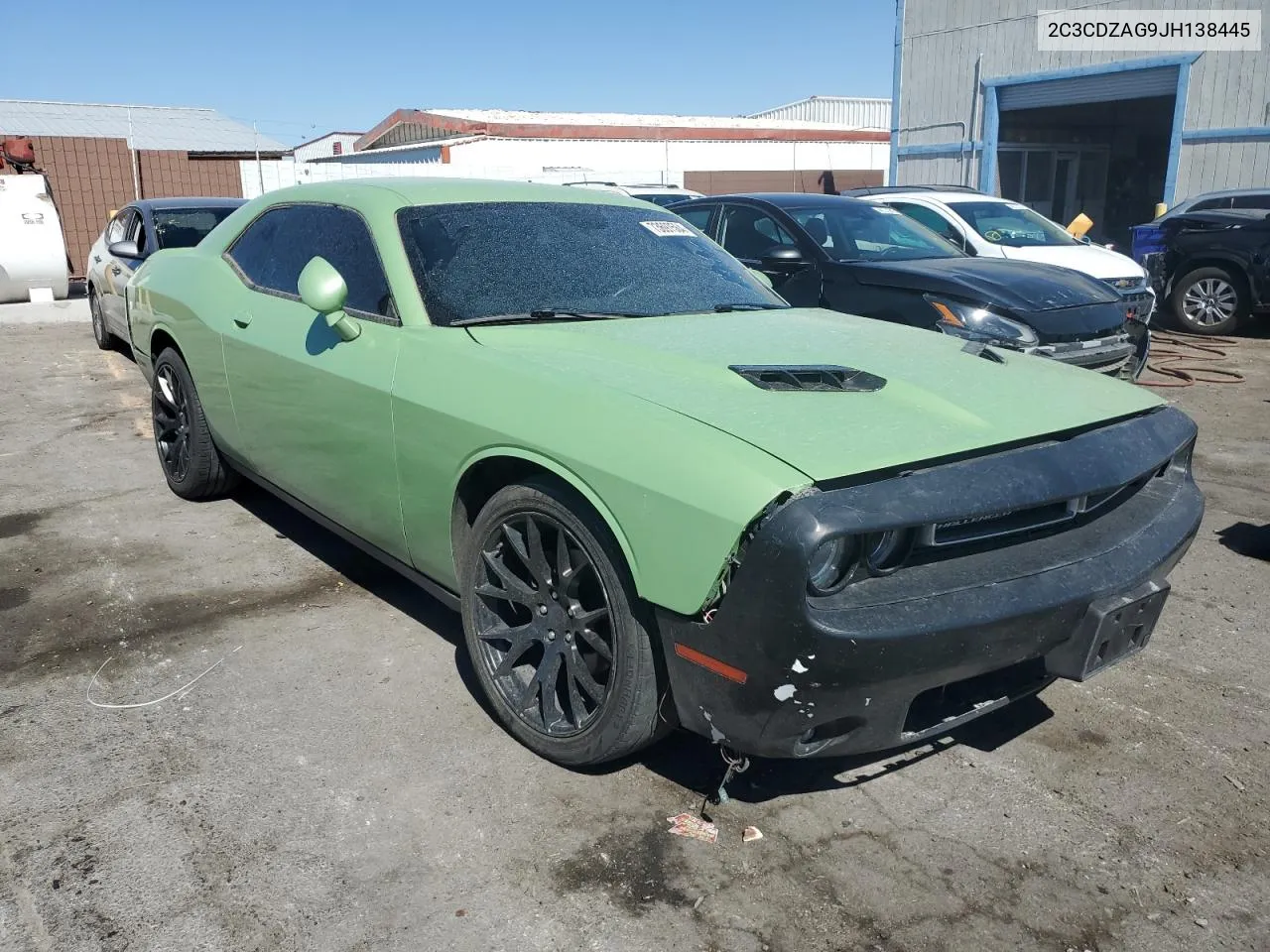 2018 Dodge Challenger Sxt VIN: 2C3CDZAG9JH138445 Lot: 73697564