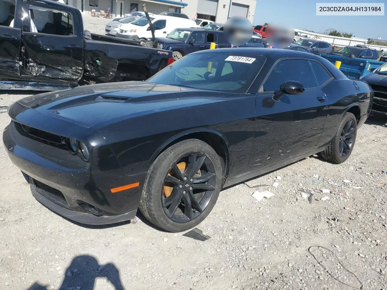 2018 Dodge Challenger Sxt VIN: 2C3CDZAG4JH131984 Lot: 73781784