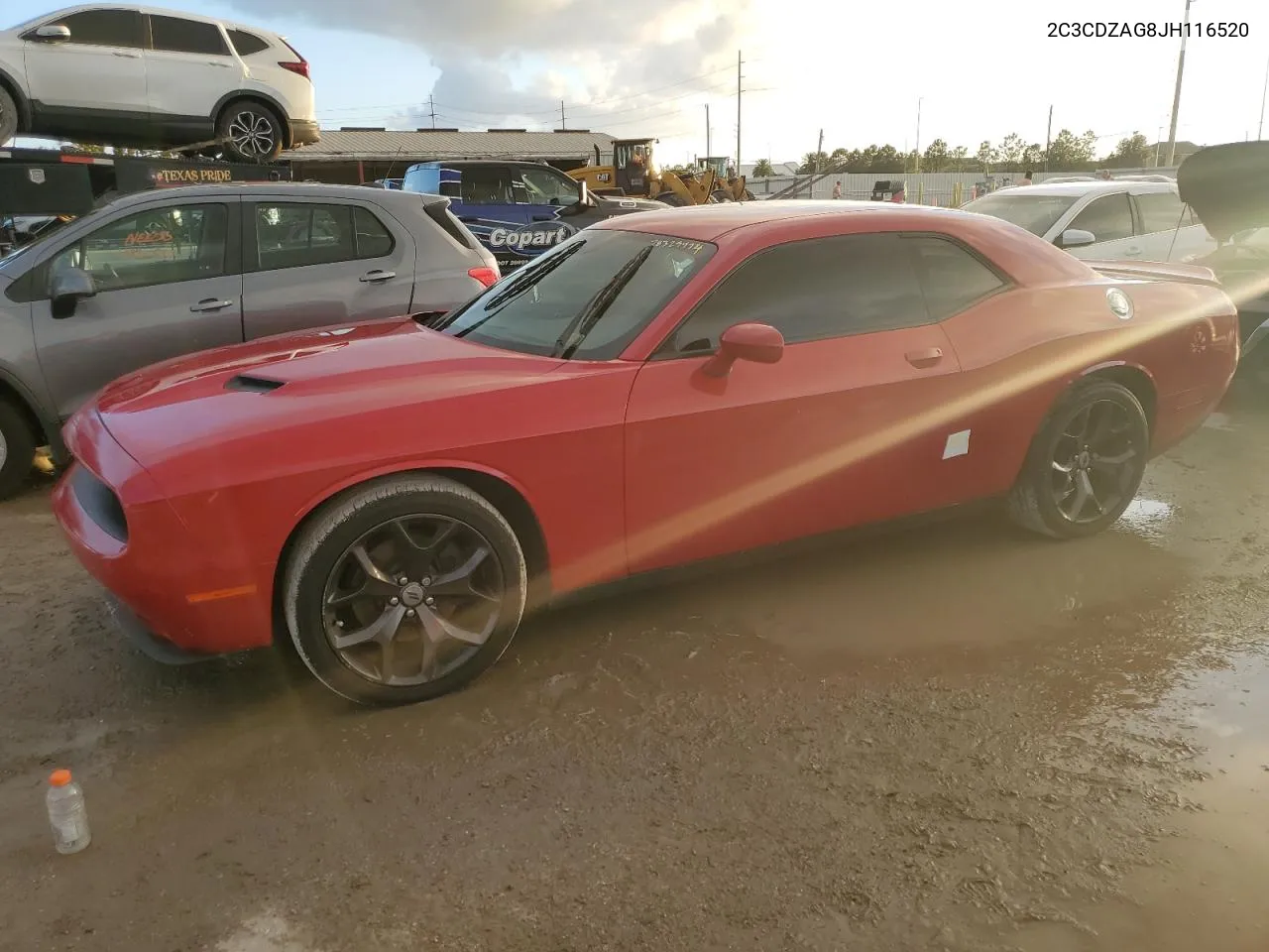 2018 Dodge Challenger Sxt VIN: 2C3CDZAG8JH116520 Lot: 73829474