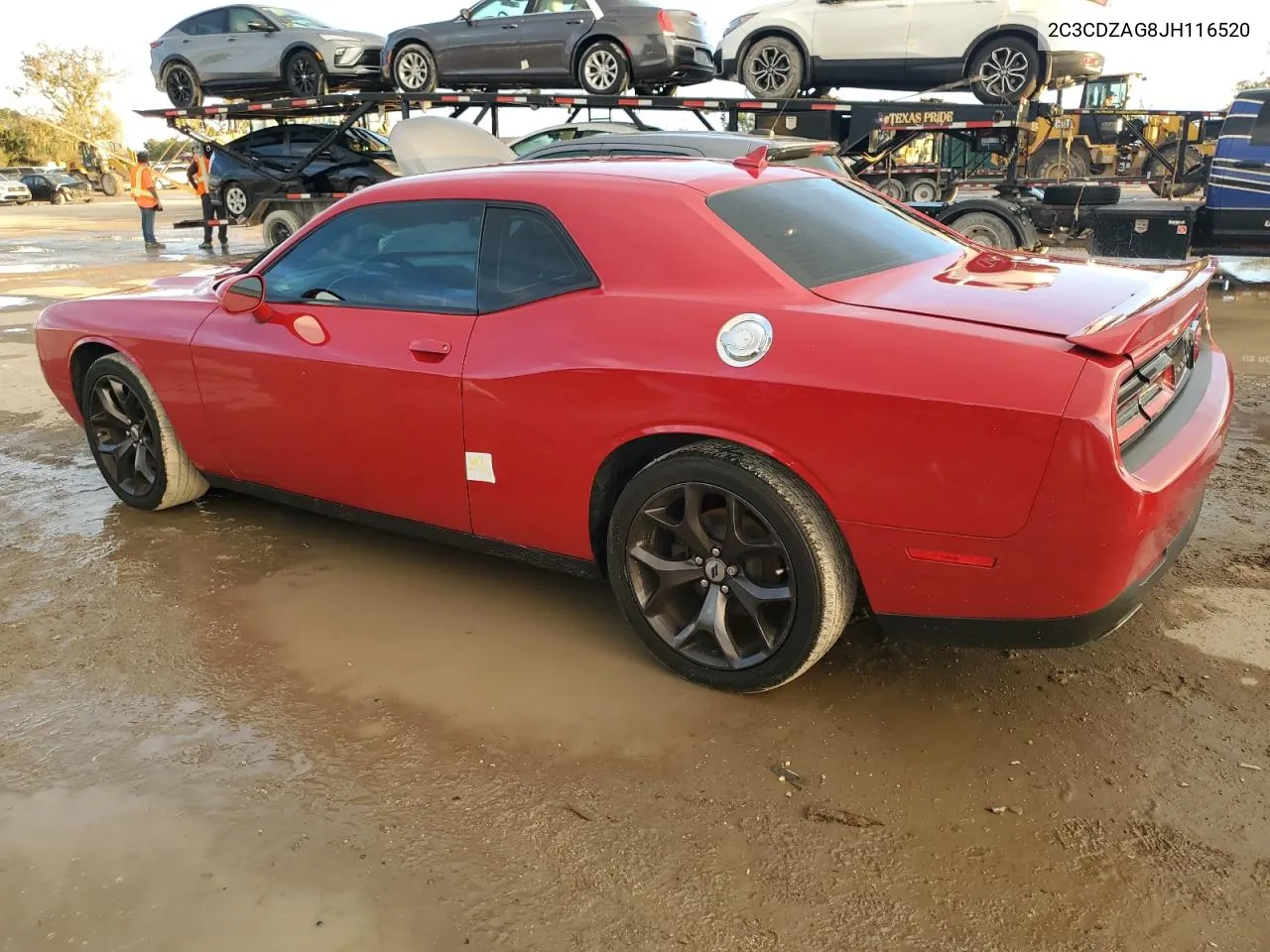 2018 Dodge Challenger Sxt VIN: 2C3CDZAG8JH116520 Lot: 73829474