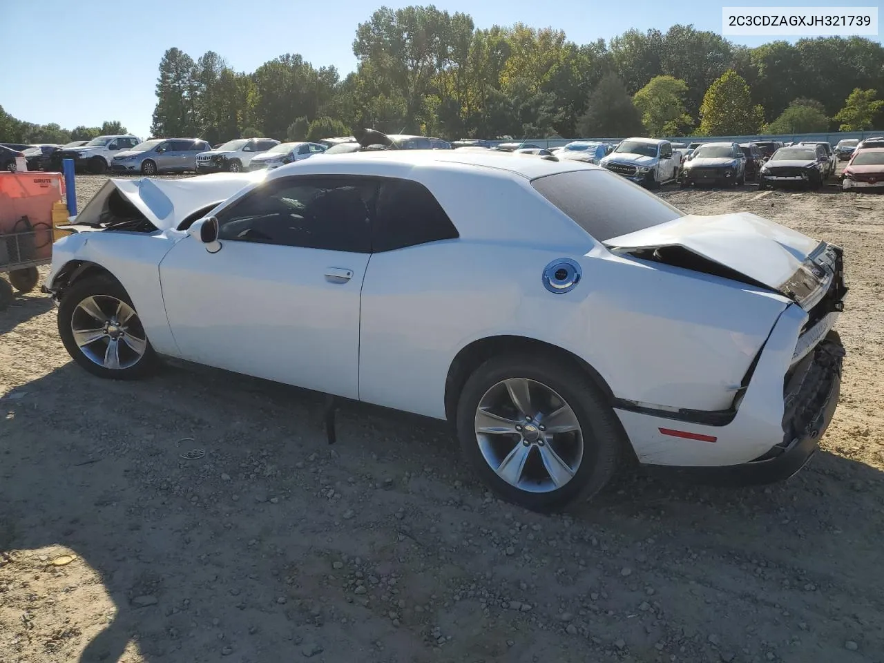 2018 Dodge Challenger Sxt VIN: 2C3CDZAGXJH321739 Lot: 74055654