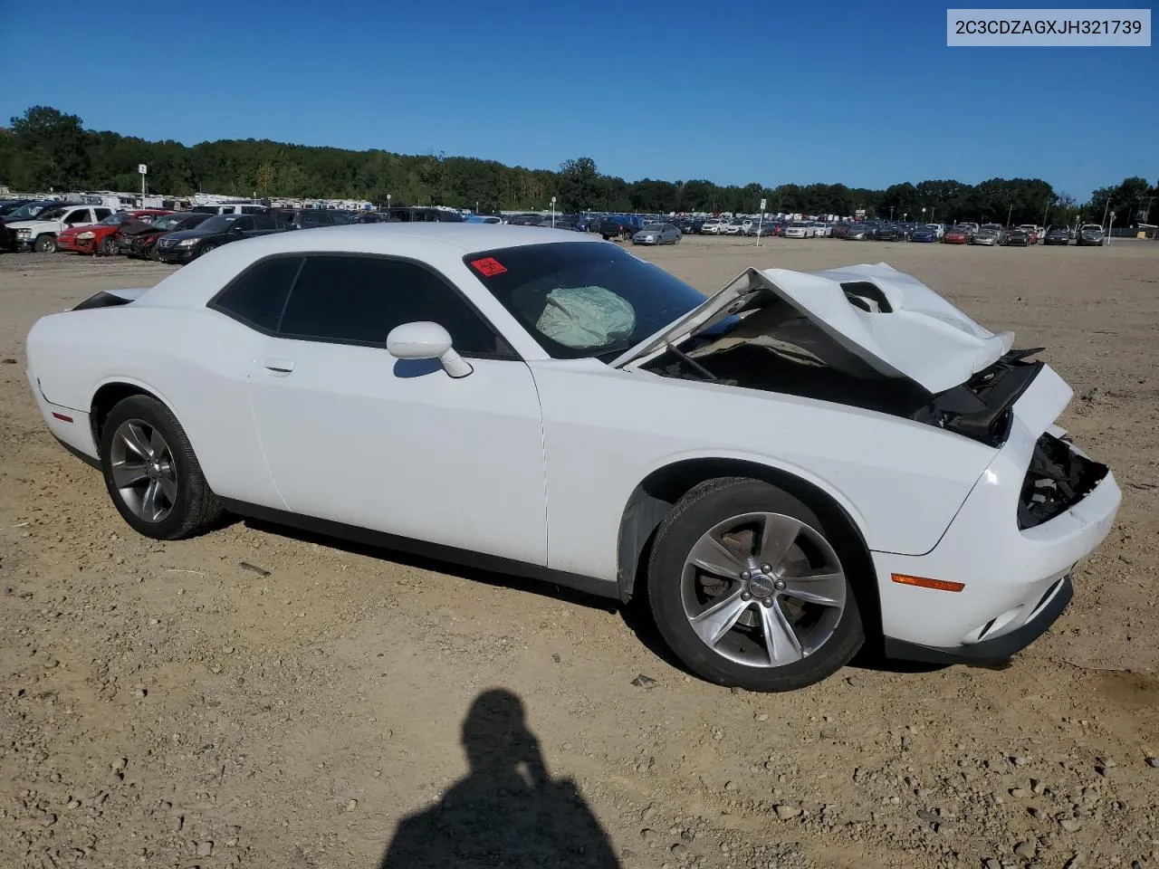 2018 Dodge Challenger Sxt VIN: 2C3CDZAGXJH321739 Lot: 74055654