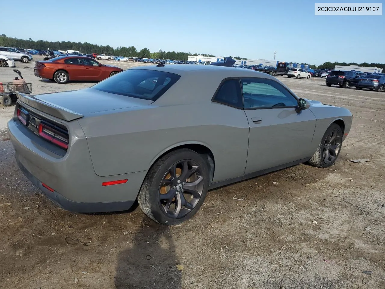 2018 Dodge Challenger Sxt VIN: 2C3CDZAG0JH219107 Lot: 74594714