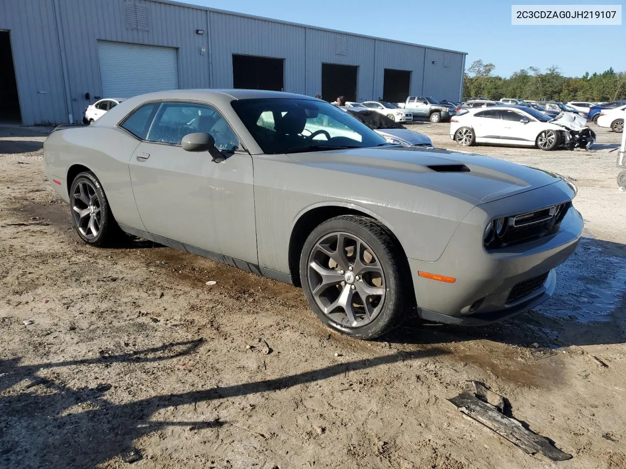 2018 Dodge Challenger Sxt VIN: 2C3CDZAG0JH219107 Lot: 74594714