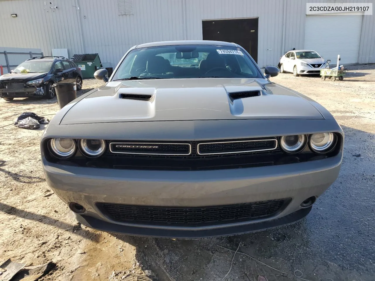 2018 Dodge Challenger Sxt VIN: 2C3CDZAG0JH219107 Lot: 74594714