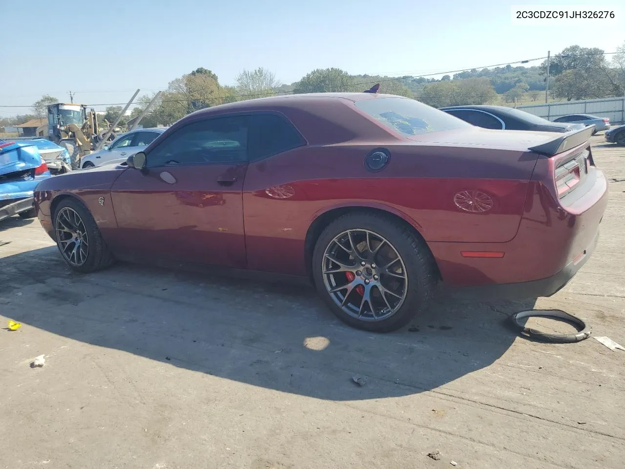 2018 Dodge Challenger Srt Hellcat VIN: 2C3CDZC91JH326276 Lot: 74785734