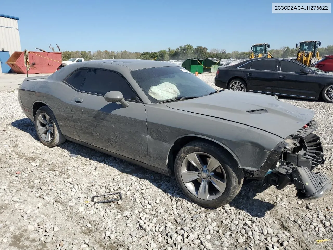 2018 Dodge Challenger Sxt VIN: 2C3CDZAG4JH276622 Lot: 74923664