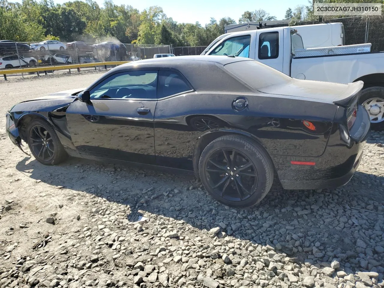 2018 Dodge Challenger Sxt VIN: 2C3CDZAG7JH310150 Lot: 74981904