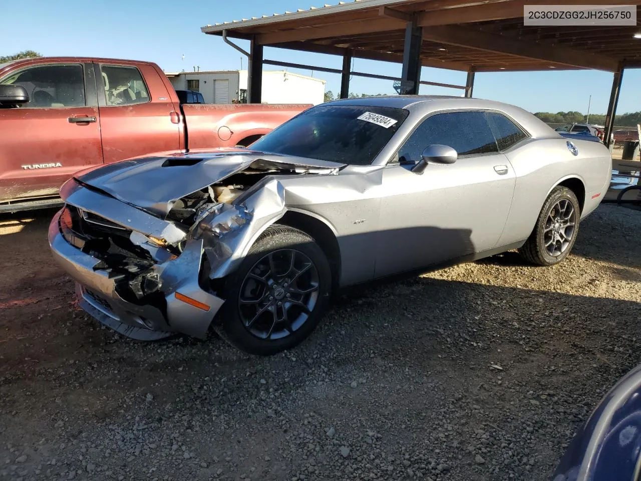 2018 Dodge Challenger Gt VIN: 2C3CDZGG2JH256750 Lot: 75049304