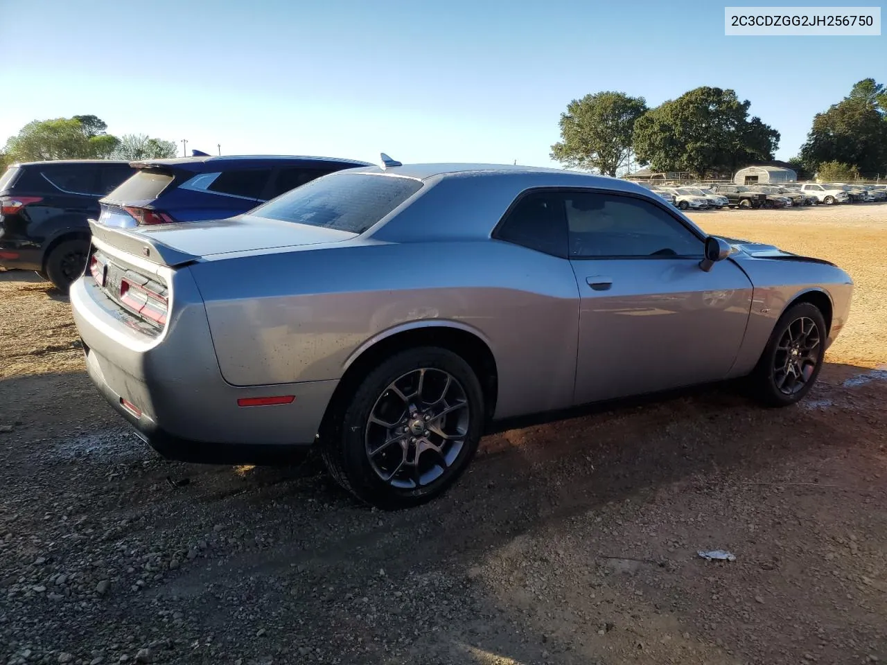 2018 Dodge Challenger Gt VIN: 2C3CDZGG2JH256750 Lot: 75049304