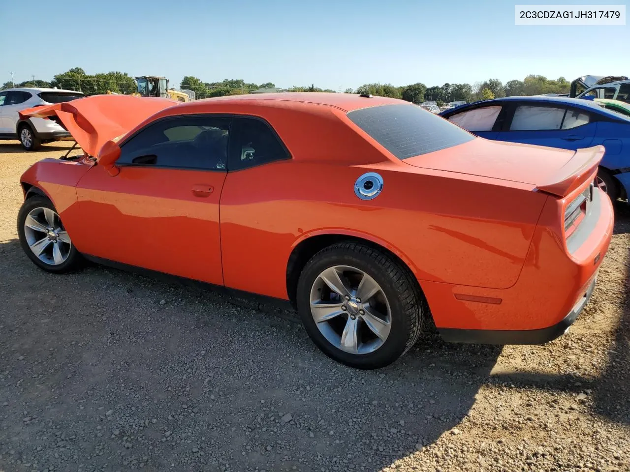 2018 Dodge Challenger Sxt VIN: 2C3CDZAG1JH317479 Lot: 75440494