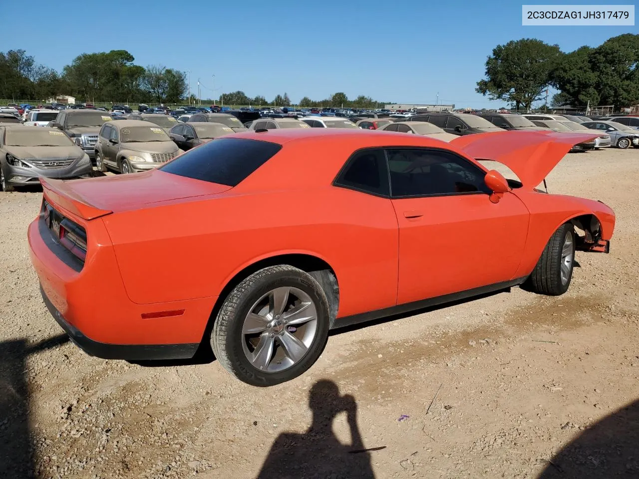 2C3CDZAG1JH317479 2018 Dodge Challenger Sxt