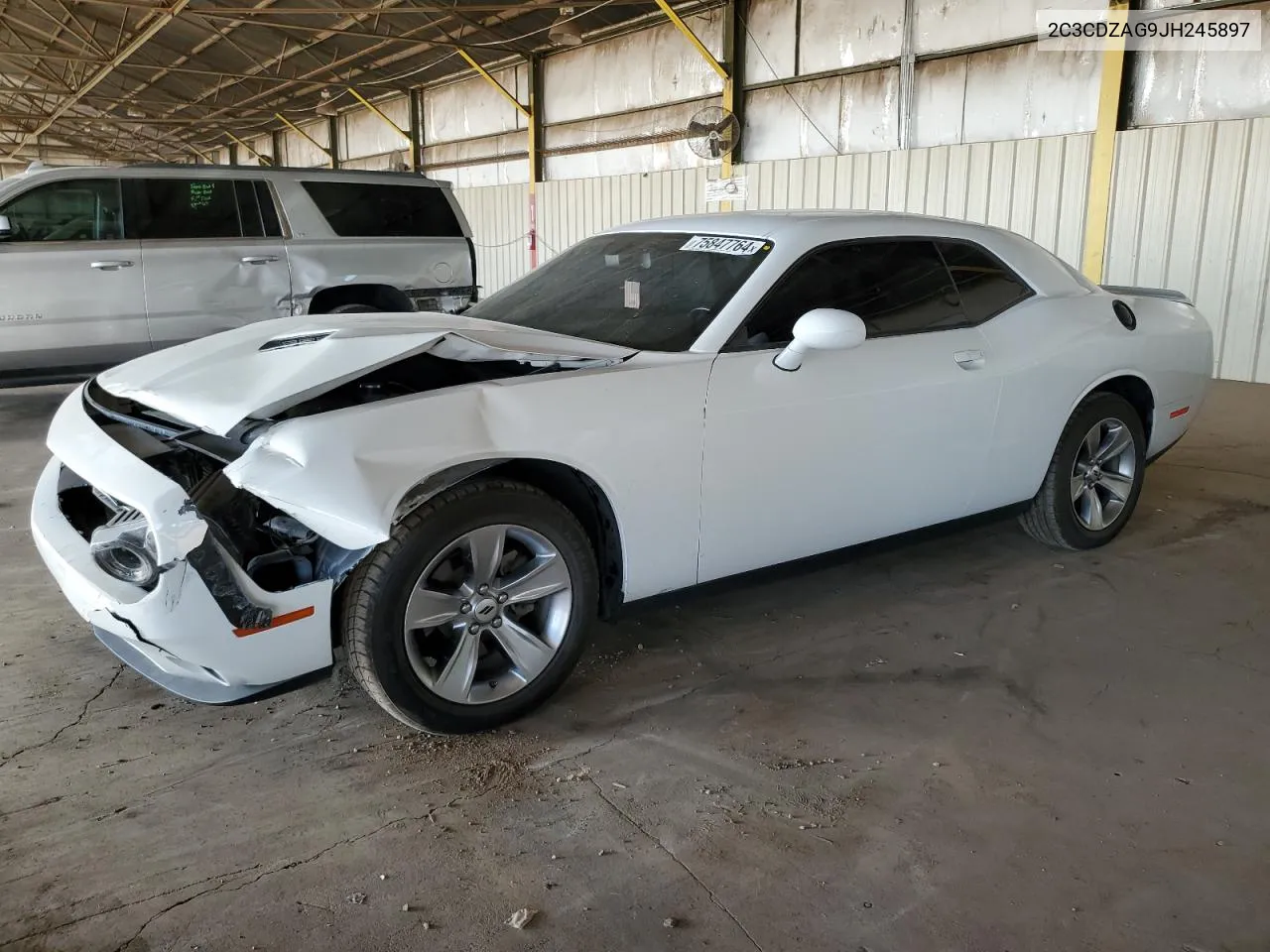 2018 Dodge Challenger Sxt VIN: 2C3CDZAG9JH245897 Lot: 75847764