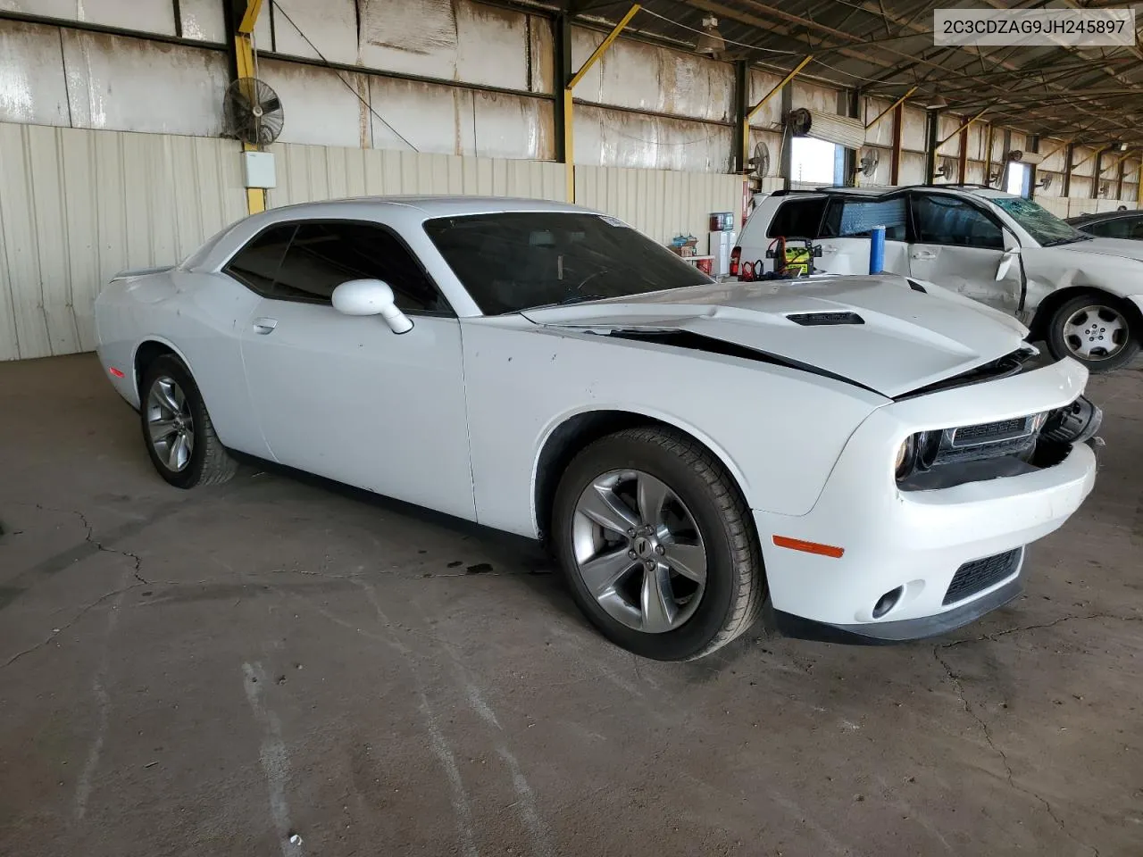 2018 Dodge Challenger Sxt VIN: 2C3CDZAG9JH245897 Lot: 75847764