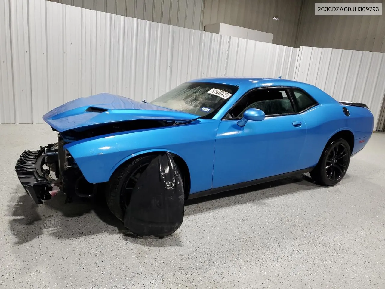 2018 Dodge Challenger Sxt VIN: 2C3CDZAG0JH309793 Lot: 76711294