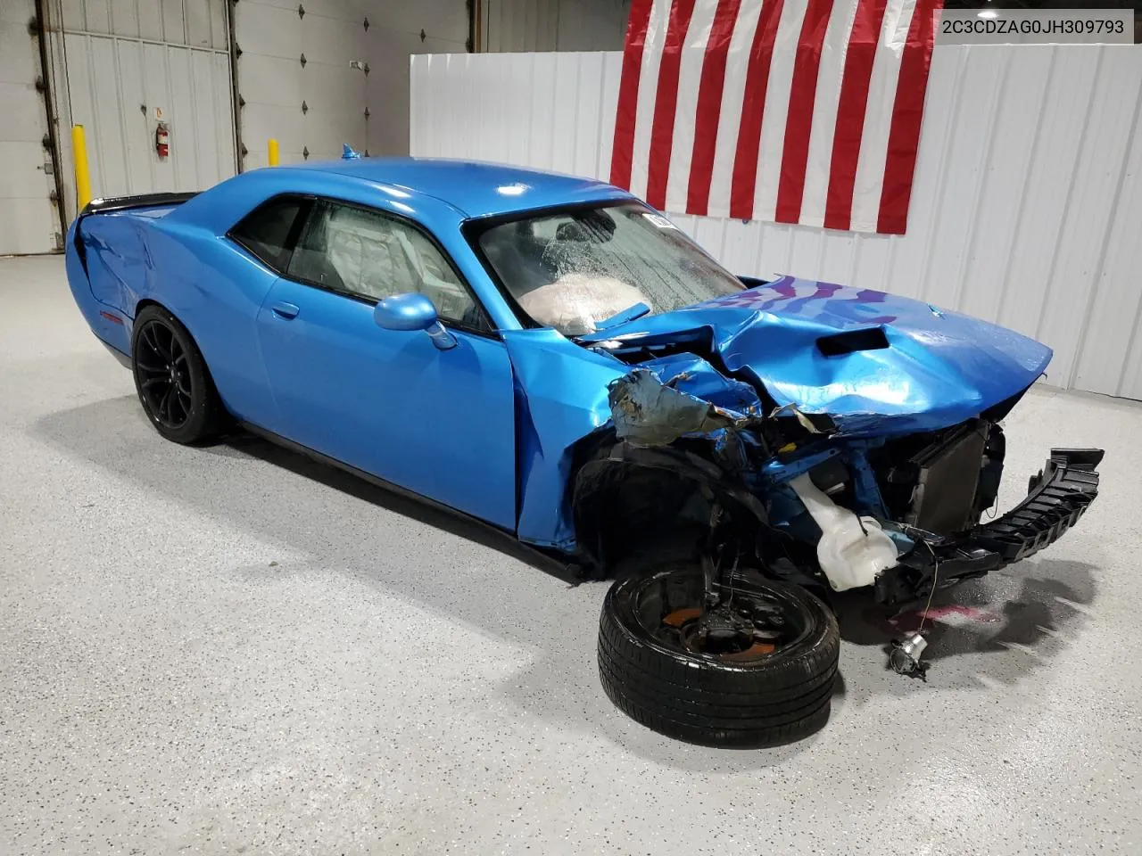 2018 Dodge Challenger Sxt VIN: 2C3CDZAG0JH309793 Lot: 76711294