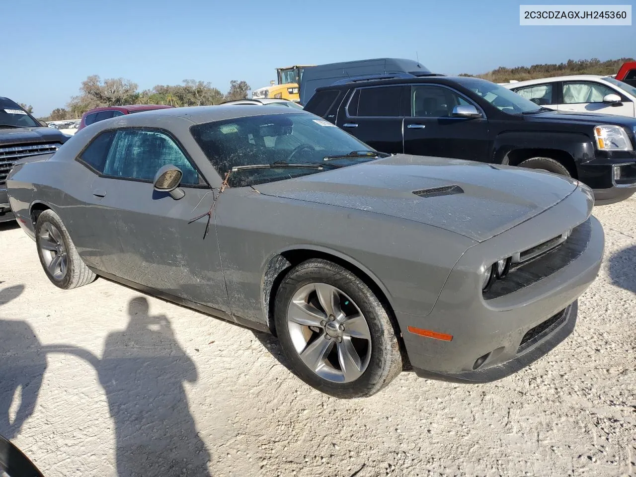 2018 Dodge Challenger Sxt VIN: 2C3CDZAGXJH245360 Lot: 76756654