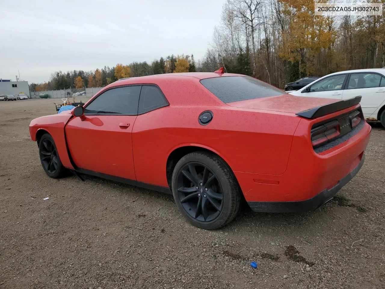 2018 Dodge Challenger Sxt VIN: 2C3CDZAG5JH302743 Lot: 76890534