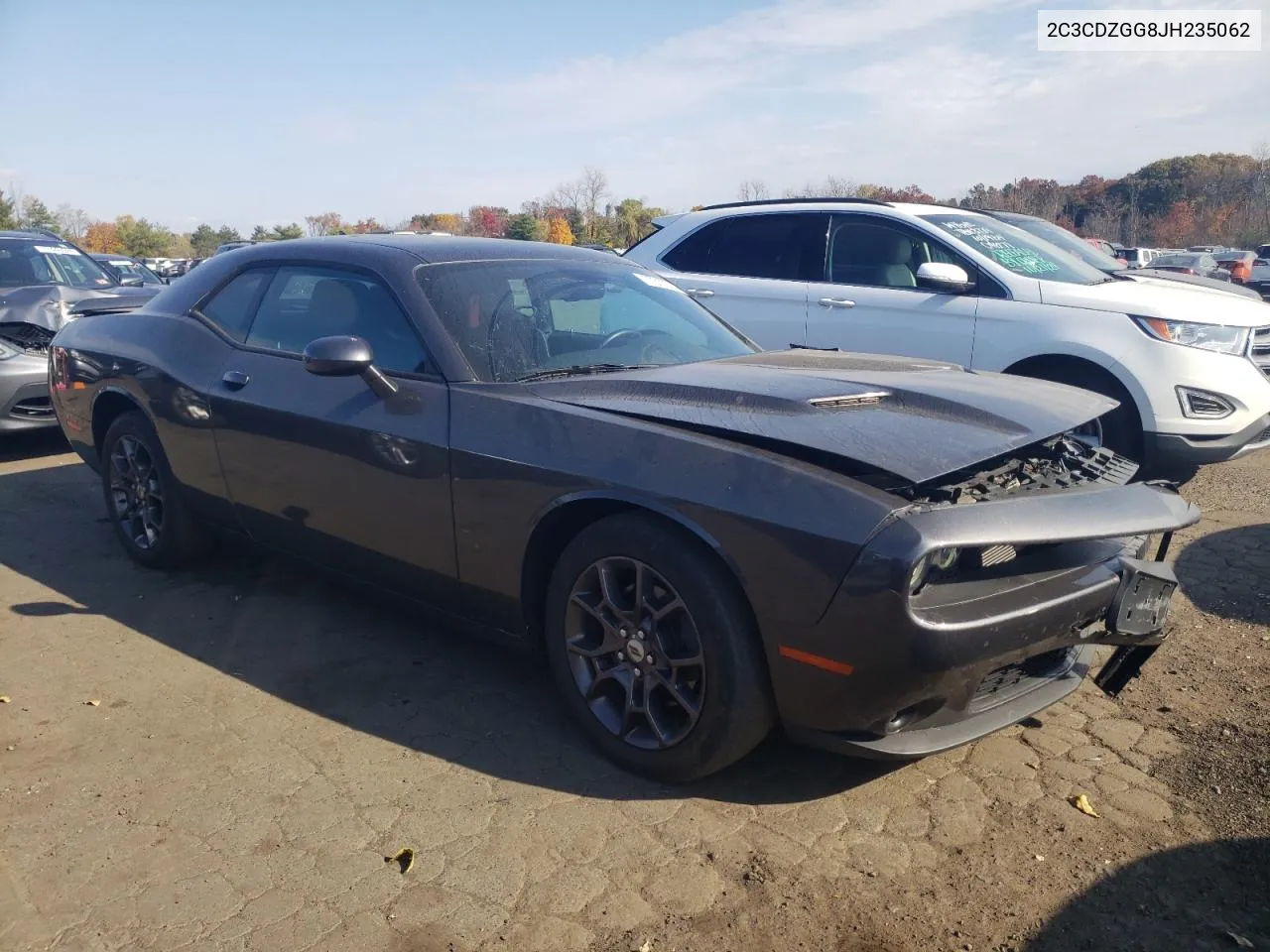 2018 Dodge Challenger Gt VIN: 2C3CDZGG8JH235062 Lot: 77211024