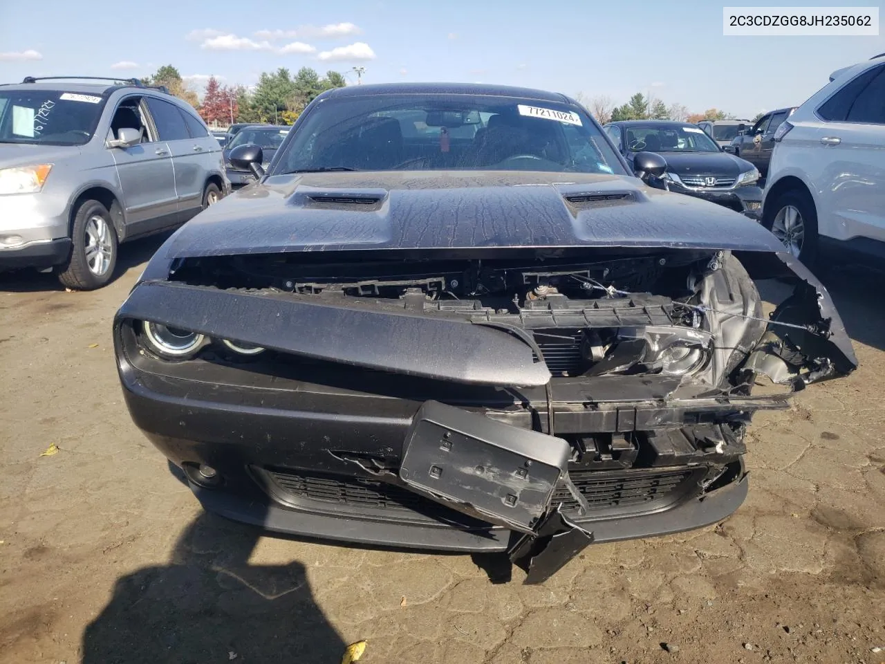 2018 Dodge Challenger Gt VIN: 2C3CDZGG8JH235062 Lot: 77211024