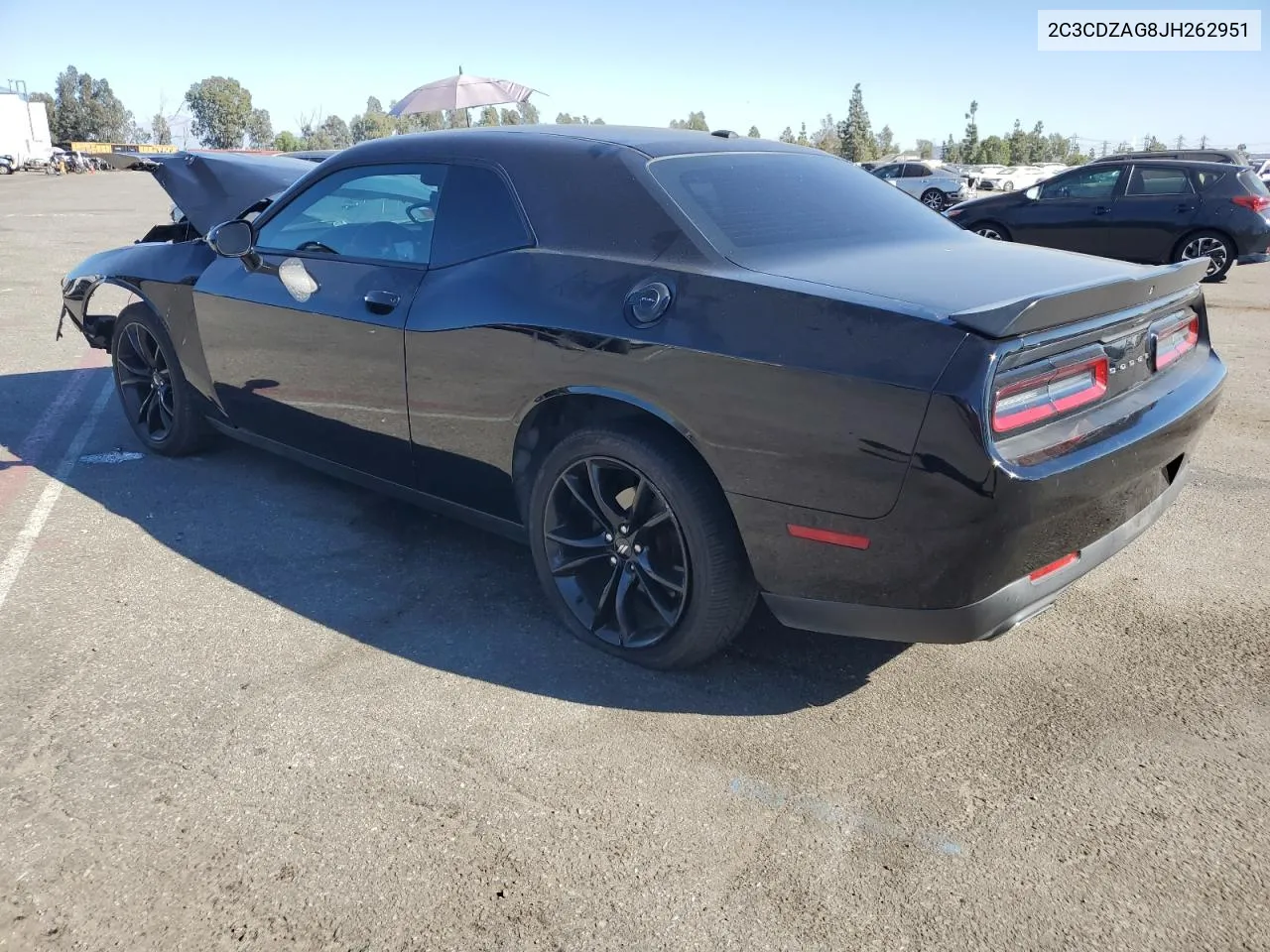 2018 Dodge Challenger Sxt VIN: 2C3CDZAG8JH262951 Lot: 77406004