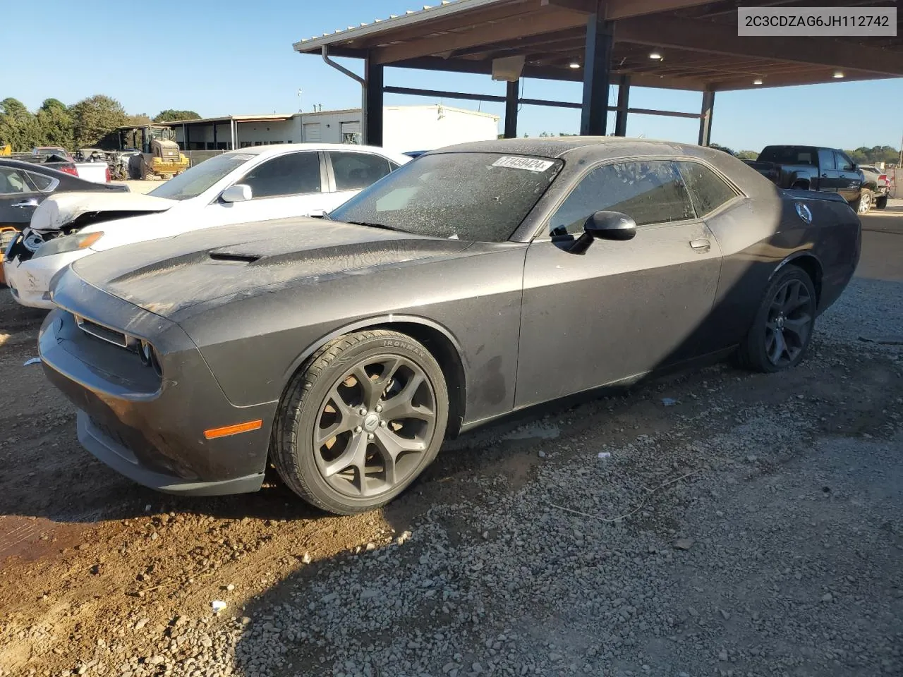 2018 Dodge Challenger Sxt VIN: 2C3CDZAG6JH112742 Lot: 77459424