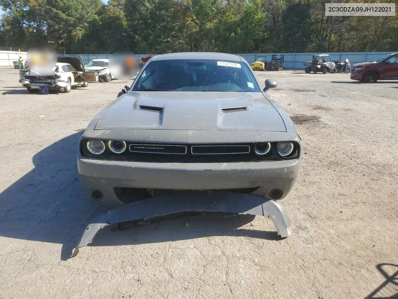 2018 Dodge Challenger Sxt VIN: 2C3CDZAG9JH122021 Lot: 77523334