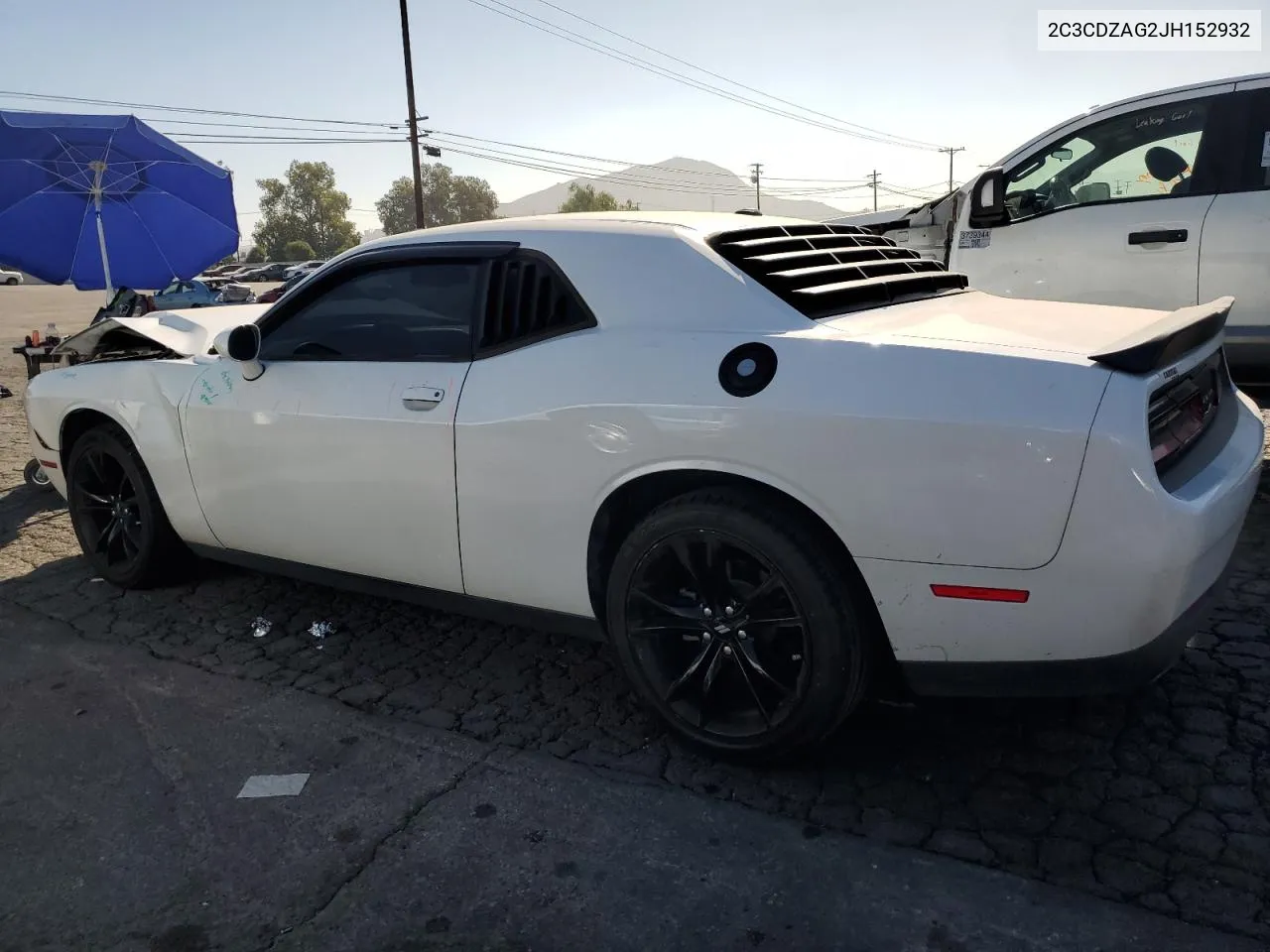 2018 Dodge Challenger Sxt VIN: 2C3CDZAG2JH152932 Lot: 77592564