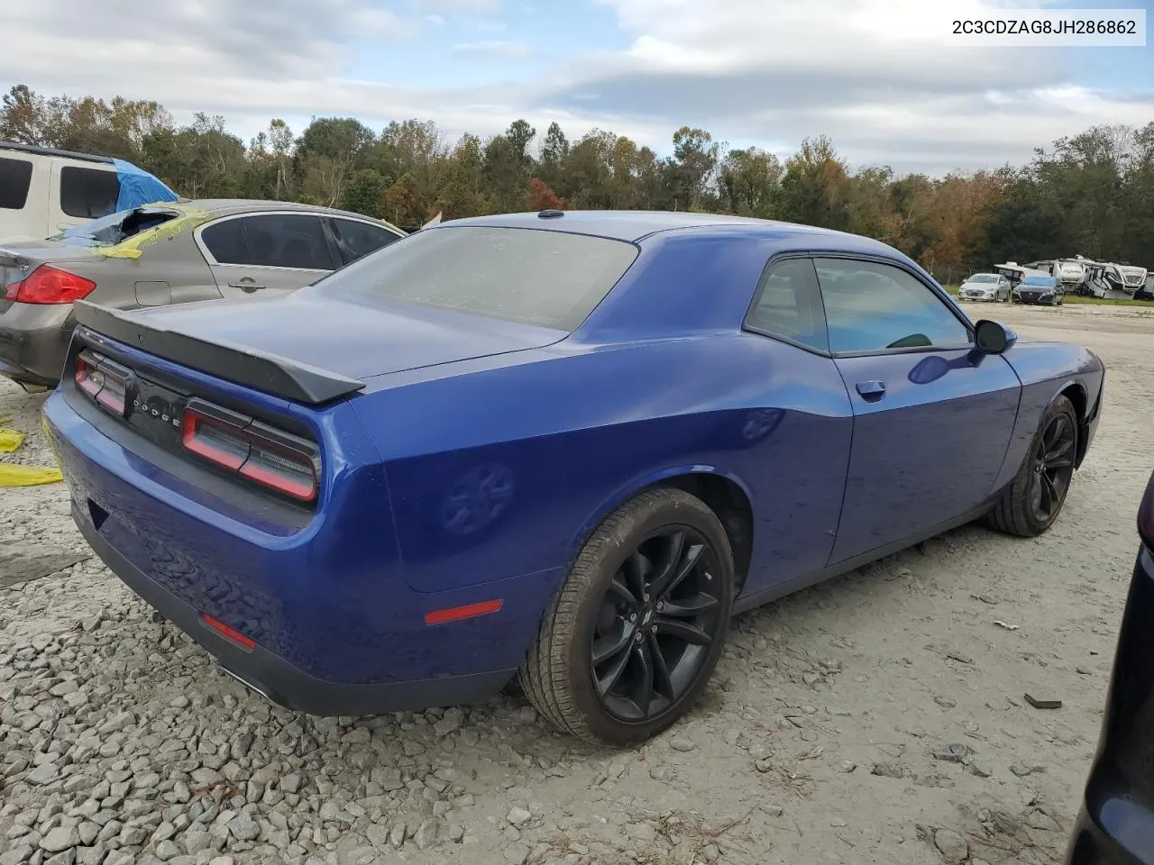 2018 Dodge Challenger Sxt VIN: 2C3CDZAG8JH286862 Lot: 77974684