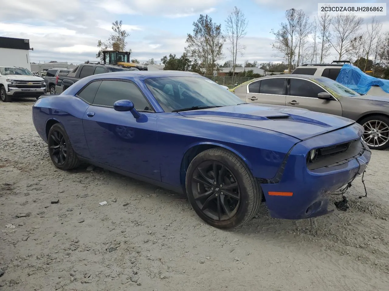 2018 Dodge Challenger Sxt VIN: 2C3CDZAG8JH286862 Lot: 77974684