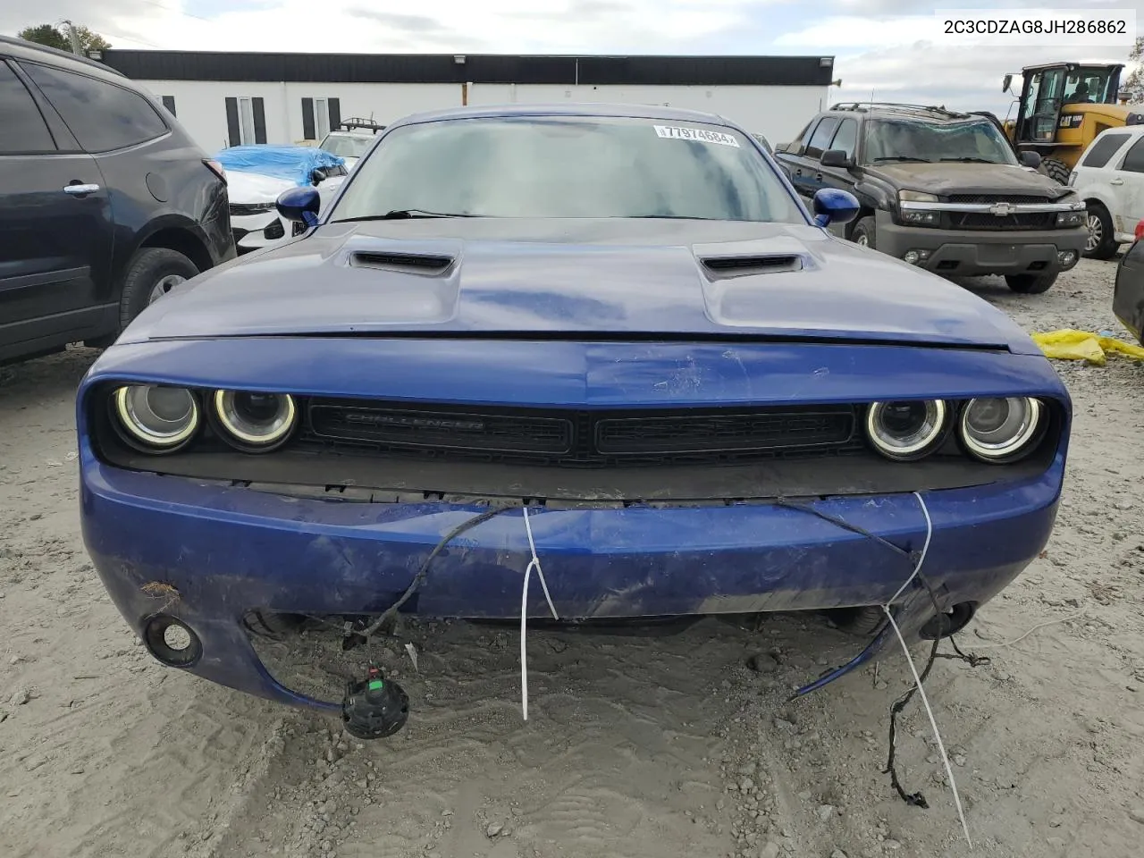 2018 Dodge Challenger Sxt VIN: 2C3CDZAG8JH286862 Lot: 77974684