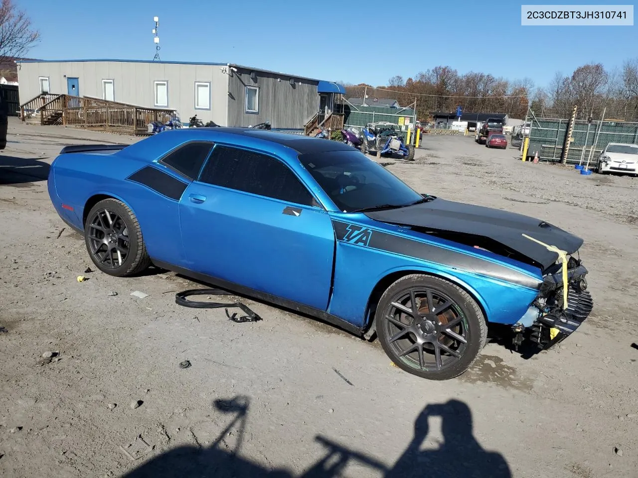 2018 Dodge Challenger R/T VIN: 2C3CDZBT3JH310741 Lot: 78213814