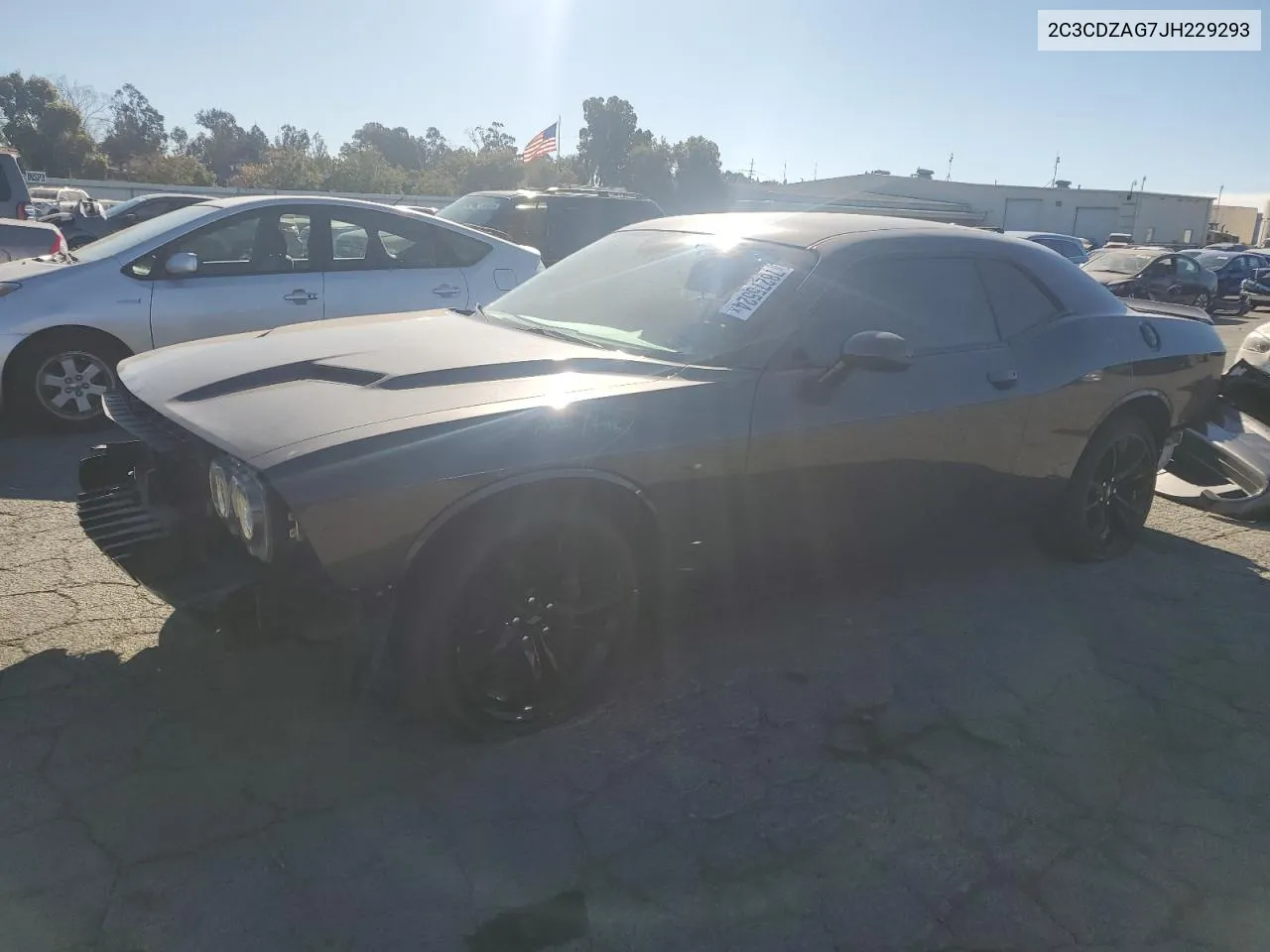 2C3CDZAG7JH229293 2018 Dodge Challenger Sxt