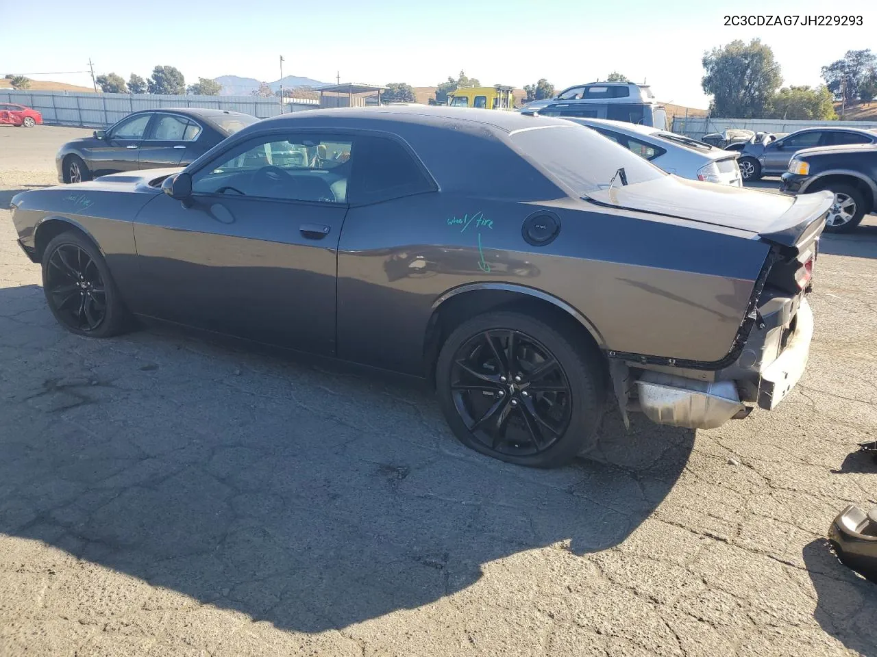 2C3CDZAG7JH229293 2018 Dodge Challenger Sxt