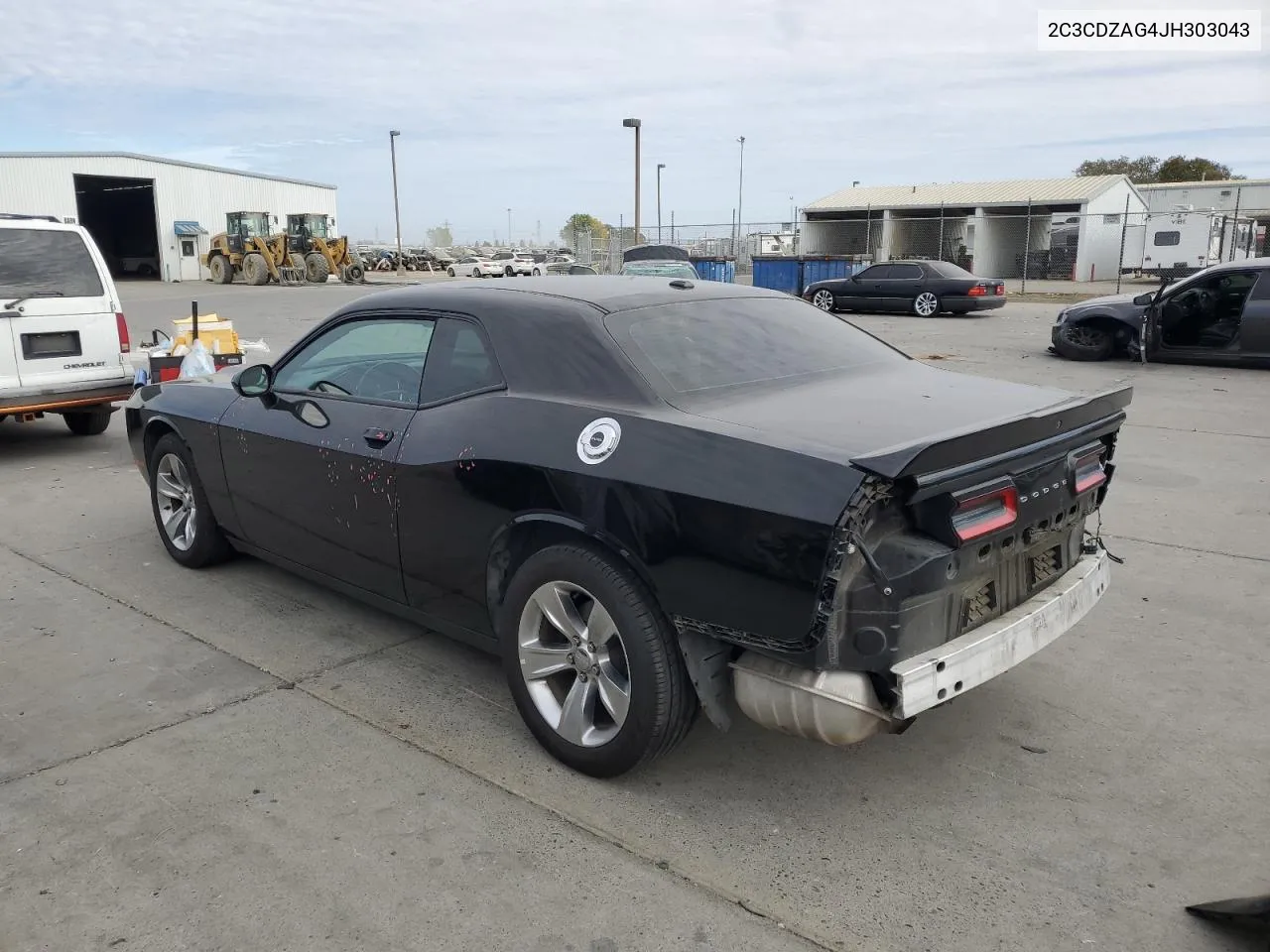 2018 Dodge Challenger Sxt VIN: 2C3CDZAG4JH303043 Lot: 78506174