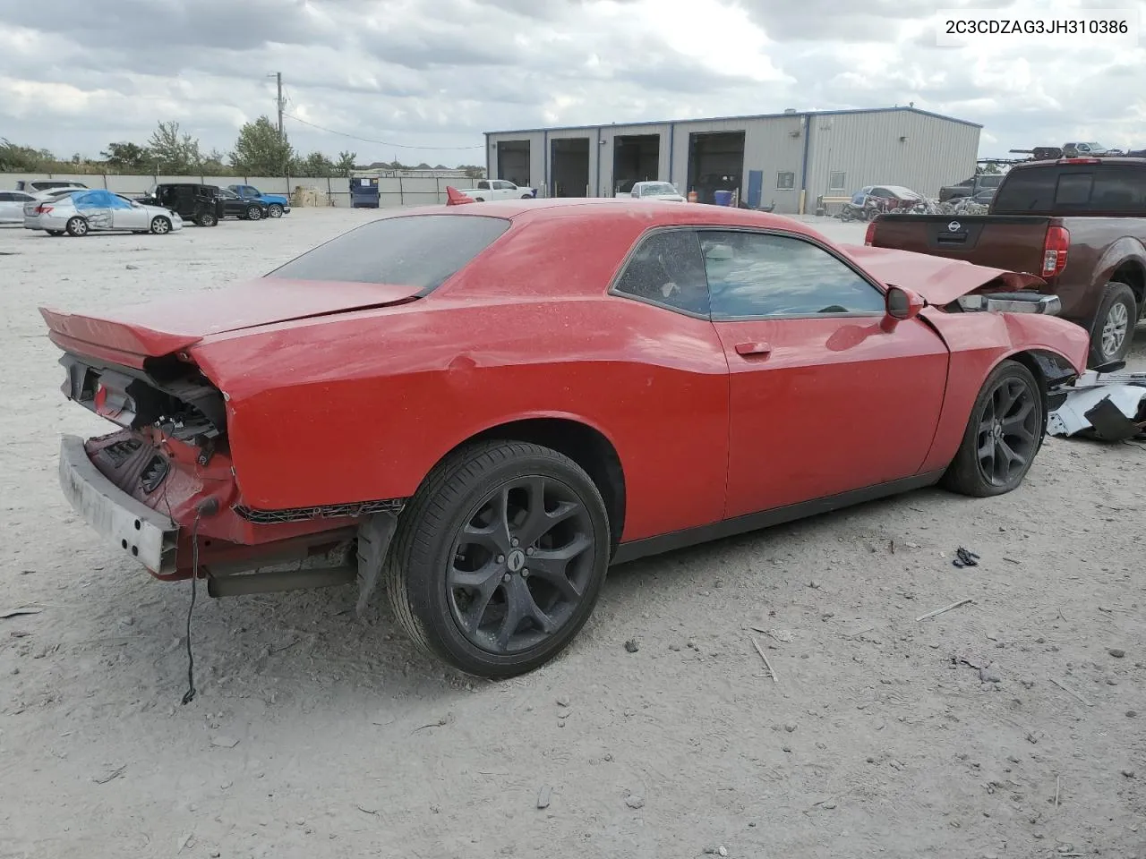 2018 Dodge Challenger Sxt VIN: 2C3CDZAG3JH310386 Lot: 78517714