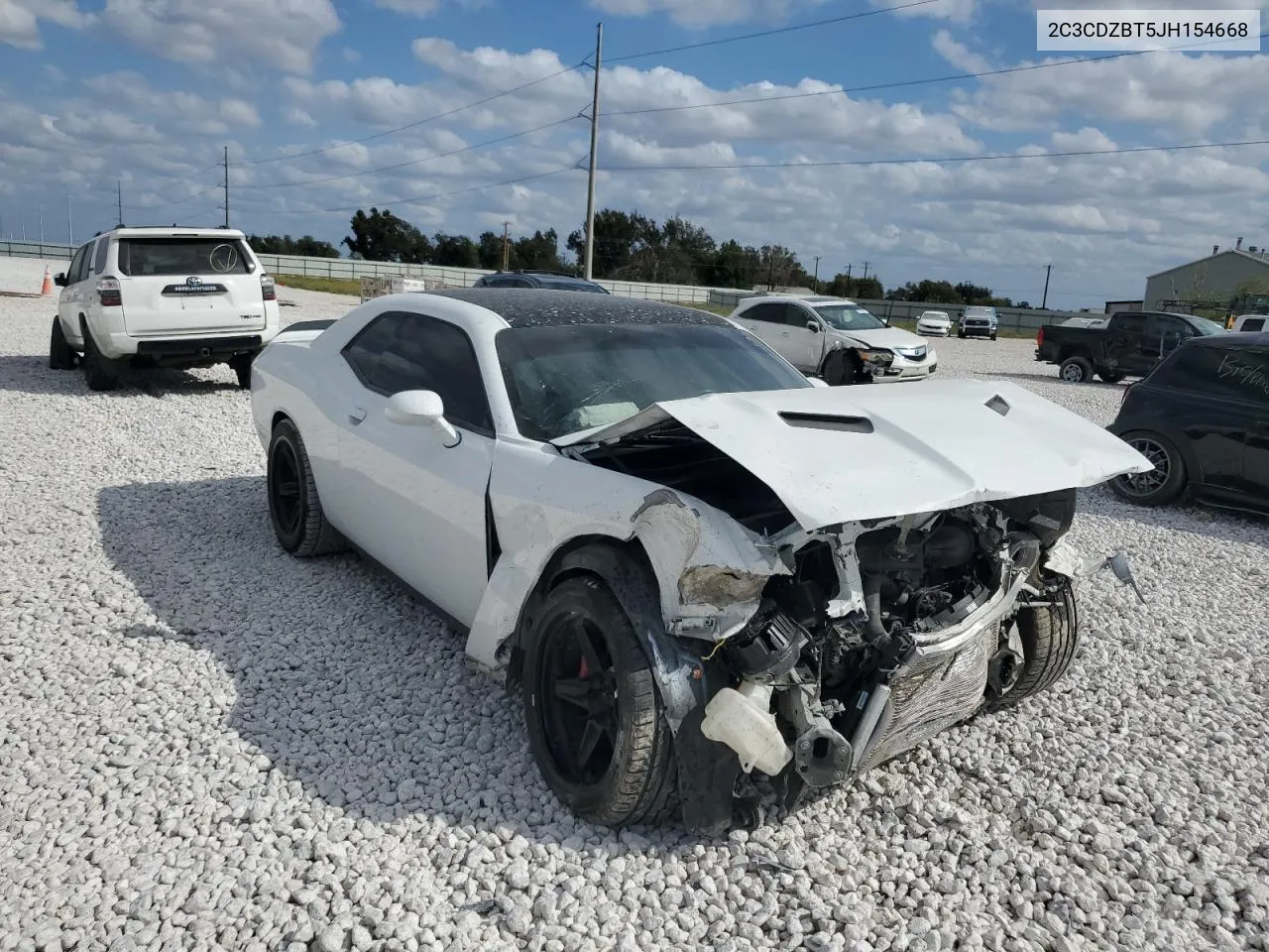 2018 Dodge Challenger R/T VIN: 2C3CDZBT5JH154668 Lot: 78650064