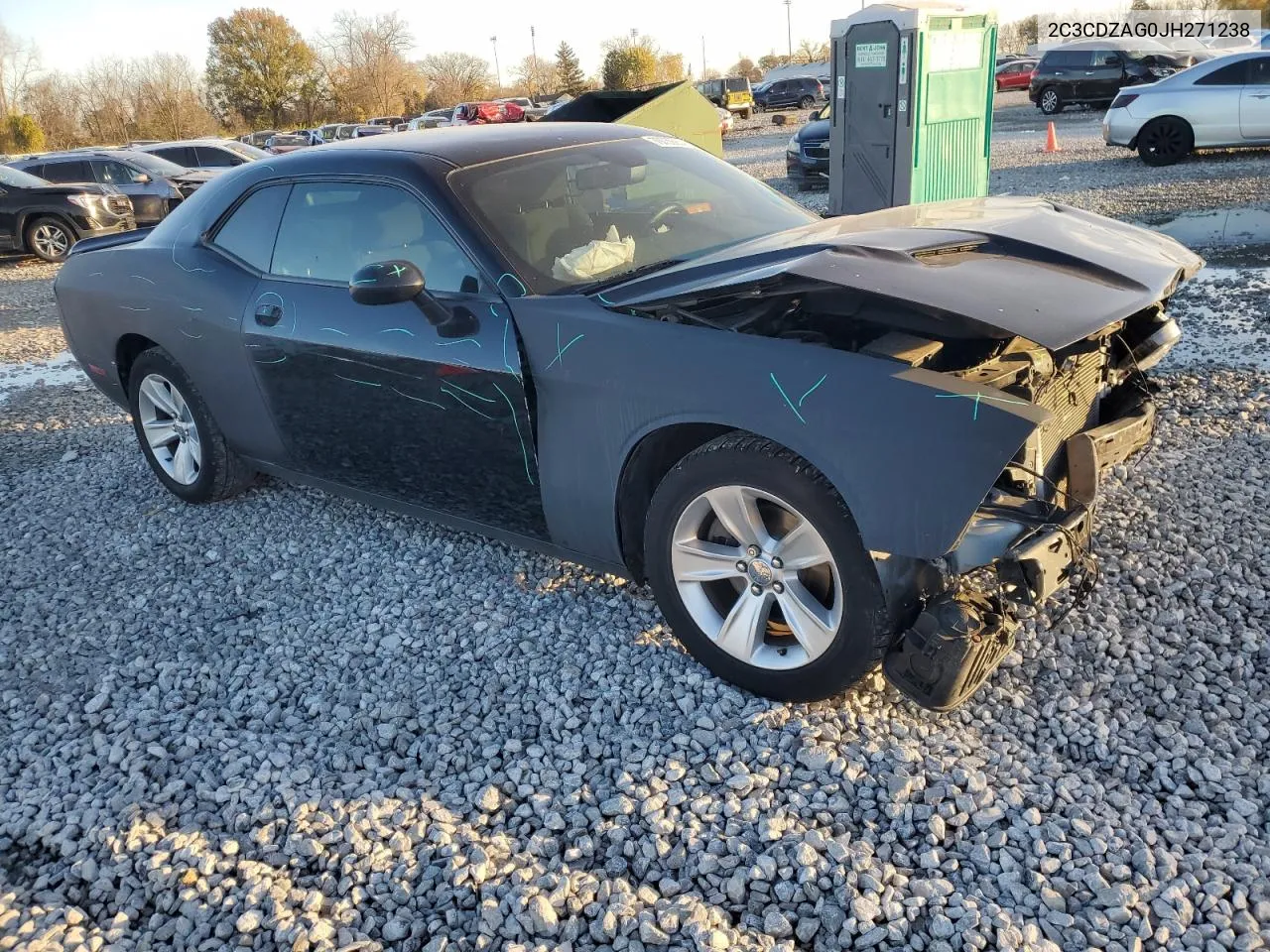 2018 Dodge Challenger Sxt VIN: 2C3CDZAG0JH271238 Lot: 79739934