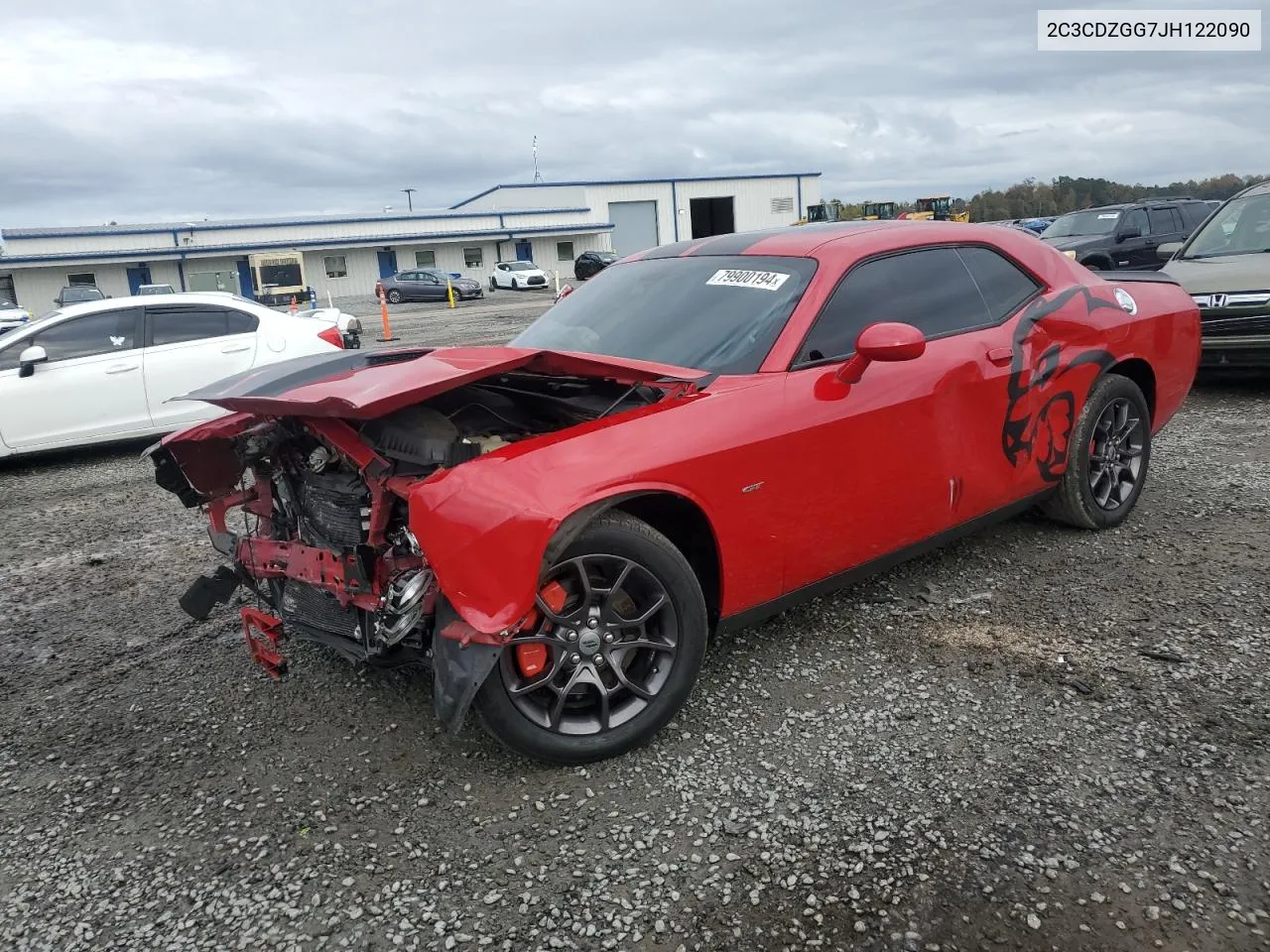 2018 Dodge Challenger Gt VIN: 2C3CDZGG7JH122090 Lot: 79900194