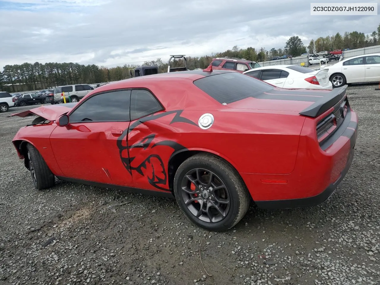 2018 Dodge Challenger Gt VIN: 2C3CDZGG7JH122090 Lot: 79900194