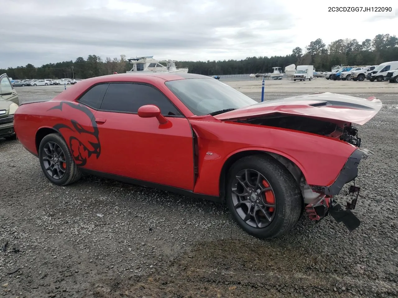 2018 Dodge Challenger Gt VIN: 2C3CDZGG7JH122090 Lot: 79900194