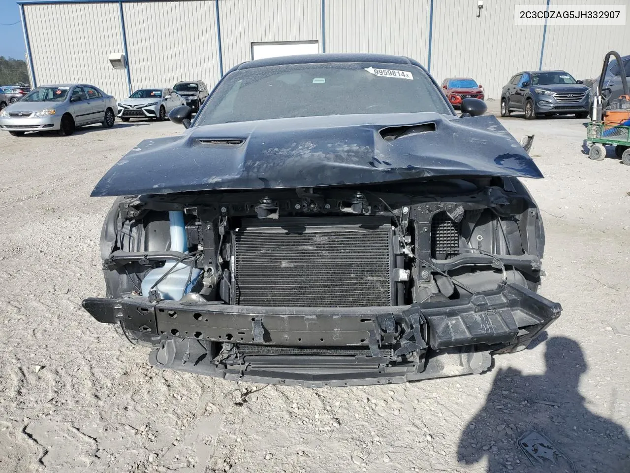 2018 Dodge Challenger Sxt VIN: 2C3CDZAG5JH332907 Lot: 79959814