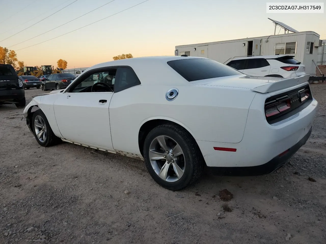 2018 Dodge Challenger Sxt VIN: 2C3CDZAG7JH317549 Lot: 80124044