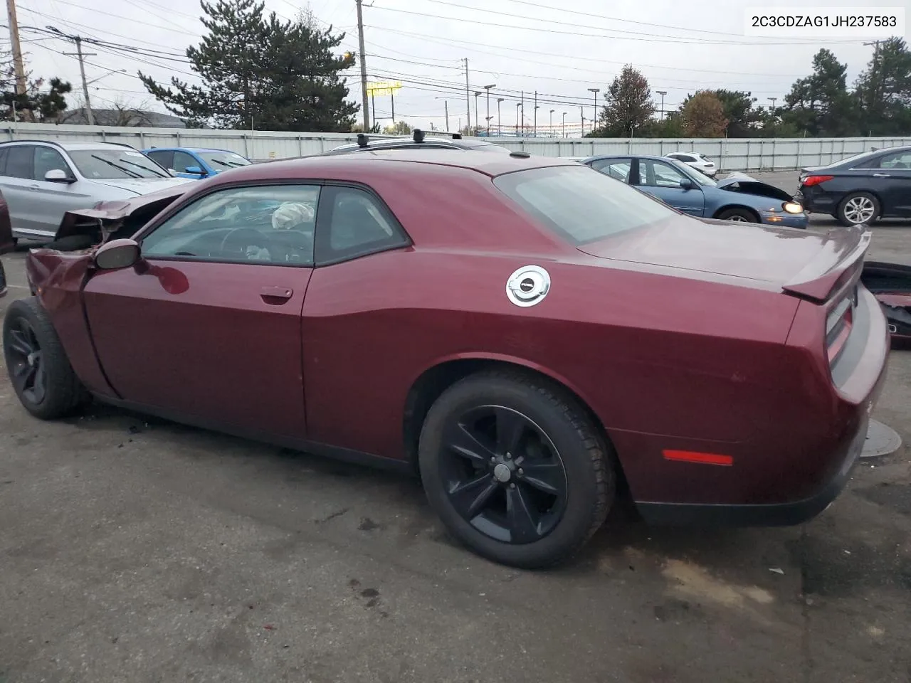 2018 Dodge Challenger Sxt VIN: 2C3CDZAG1JH237583 Lot: 80227004