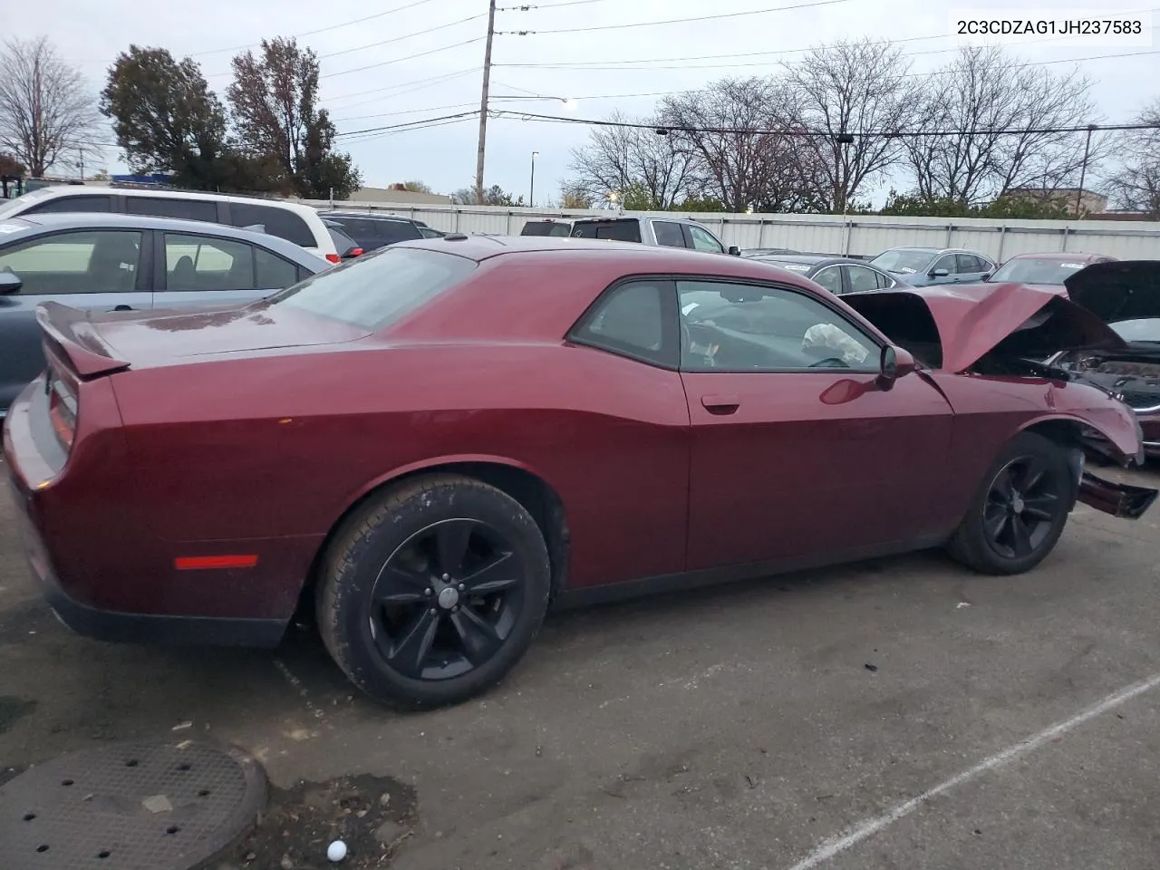 2018 Dodge Challenger Sxt VIN: 2C3CDZAG1JH237583 Lot: 80227004