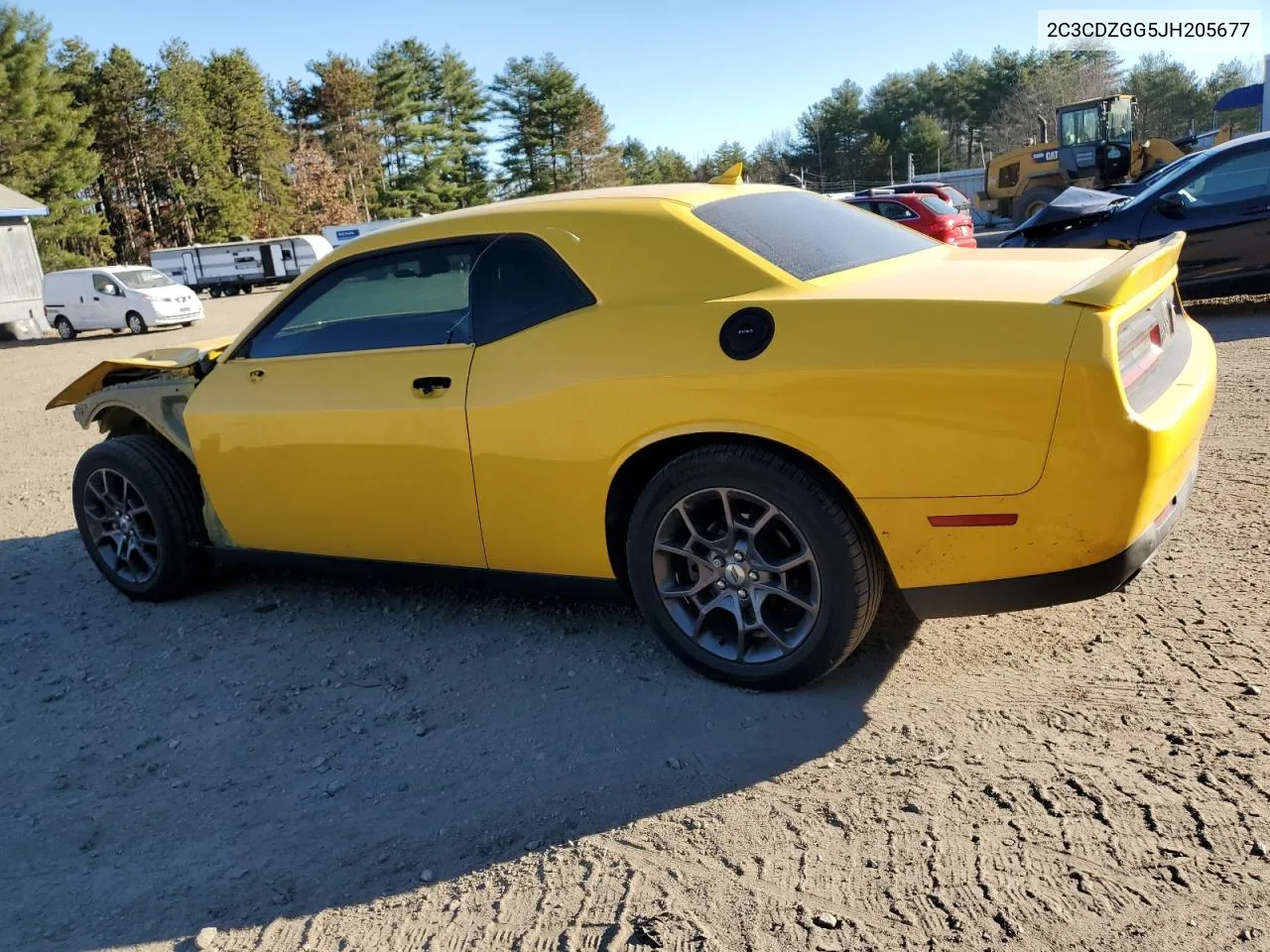 2018 Dodge Challenger Gt VIN: 2C3CDZGG5JH205677 Lot: 81018184