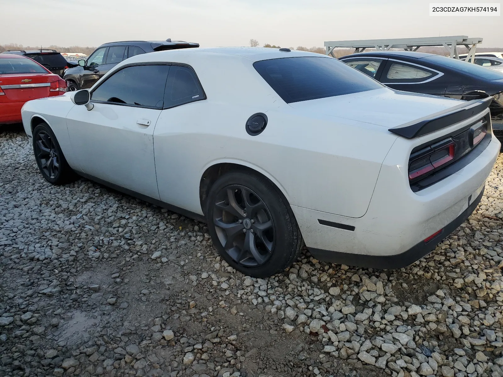 2019 Dodge Challenger Sxt VIN: 2C3CDZAG7KH574194 Lot: 43943784