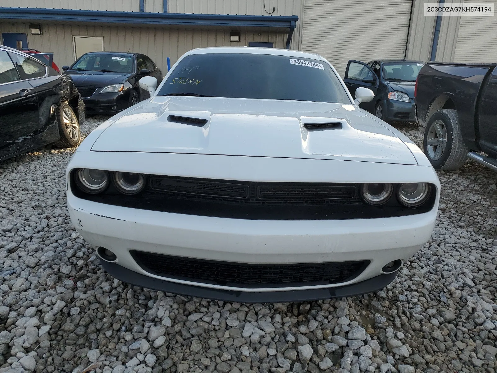 2C3CDZAG7KH574194 2019 Dodge Challenger Sxt